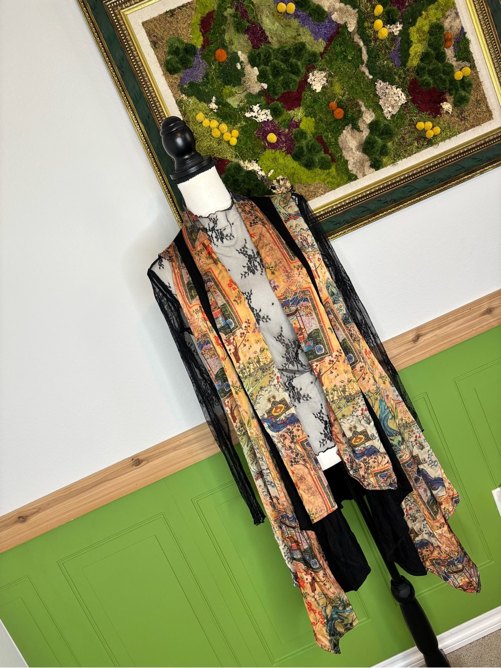 Anes A. Waterfall Kimono Vest Cardigan - Picture 4 of 15